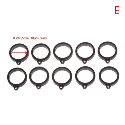 10Gb Gumijas gredzenu virves pildspalvas štropes turētājs, mīksts stīpa universāls 8mm/13mm/20mm/16mm silikona gredzenu lentes silīcija gredzeni