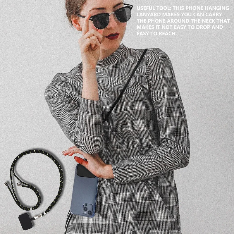 Regulējama siksniņa Caurspīdīga plaukstas siksnas blīve Tālruņa drošības saite mobilā tālruņa piederumiem Tālruņa aukla