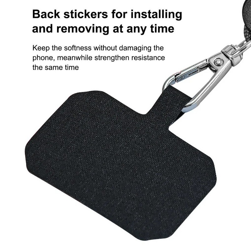 Regulējama siksniņa Caurspīdīga plaukstas siksnas blīve Tālruņa drošības saite mobilā tālruņa piederumiem Tālruņa aukla