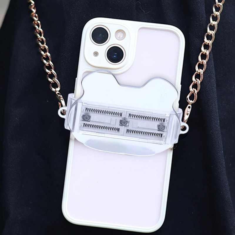 Mobiiltelefoni rihm, köis Telefoni tagaosa Läbipaistvad klambrid, reguleeritav eemaldatav nutitelefoni rippkett, kaotsiminekuvastane paelklamber