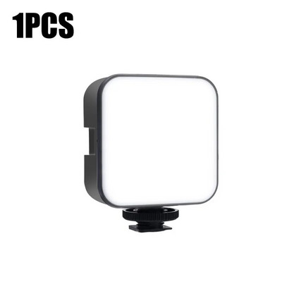 Mini cameră video LED portabilă de noapte 6500K Lampă pentru trepied pentru cameră Selfie Stick Lumină de umplere Frumusețe facială Iluminare LED DSLR