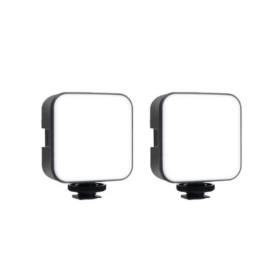6500K Mini LED Lumină de umplere Luminozitate reglabilă LED Selfie Light pentru telefon mobil Întâlnire în flux live pentru machiaj Fotografii Video