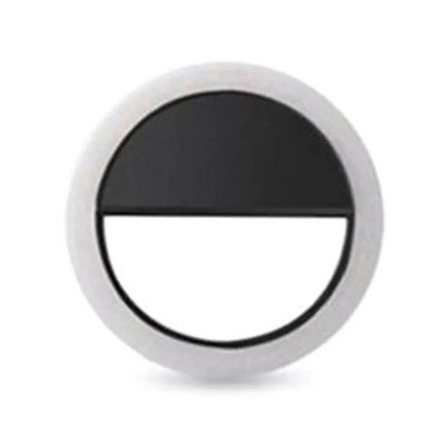 Mini telefon mobil LED auto-declanșator Lumină Ancoră Lentilă de frumusețe Artefact viu Inel rotund de explozie Lumină de umplere a telefonului mobil