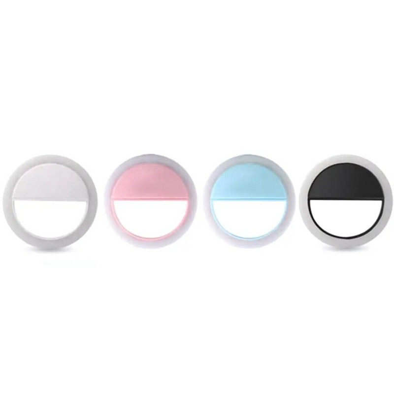 Mini mobilā tālruņa LED automātiskā taimera gaismas enkura skaistumkopšanas objektīvs tiešraides artefakta apaļš sprādziena gredzens mobilā tālruņa aizpildīšanas gaisma