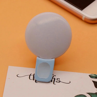 Aplicatoare de machiaj pentru ochi Reutilizabile online Live Selfie Shot LED Flash Clip reîncărcabilă Mini Fill-in Light Cadouri de autoîngrijire pentru bărbați