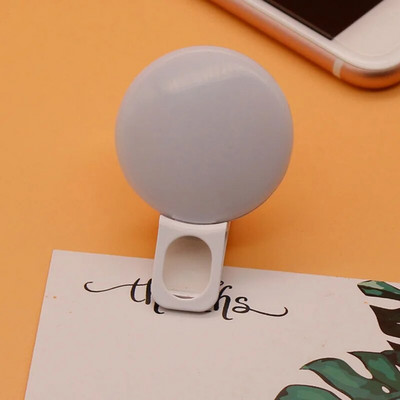 Aplicatoare de machiaj pentru ochi Reutilizabile online Live Selfie Shot LED Flash Clip reîncărcabilă Mini Fill-in Light Cadouri de autoîngrijire pentru bărbați