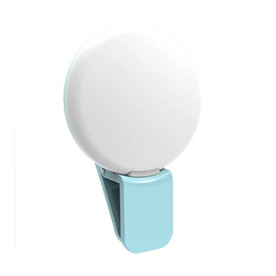 Mini Selfie Ring Light LED Flash Telefon Lentilă Lumină USB Reîncărcabil Clip Telefon mobil Lampă de umplere Femei Selfie Lights