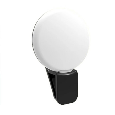 Mini Selfie Ring Light LED Flash Telefon Lentilă Lumină USB Reîncărcabil Clip Telefon mobil Lampă de umplere Femei Selfie Lights