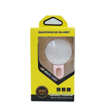 Clipuri pentru telefonul mobil Lumini pentru selfie Lumină de umplere LED Lumină video Lumină pentru cameră SF02 Fotografie în treapta a treia Accesorii pentru telefoane mobile