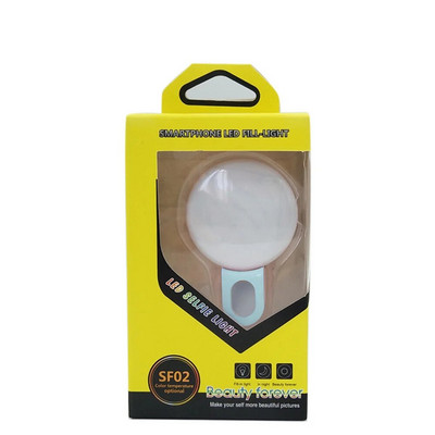 Clipuri pentru telefonul mobil Lumini pentru selfie Lumină de umplere LED Lumină video Lumină pentru cameră SF02 Fotografie în treapta a treia Accesorii pentru telefoane mobile