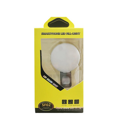 Clipuri pentru telefonul mobil Lumini pentru selfie Lumină de umplere LED Lumină video Lumină pentru cameră SF02 Fotografie în treapta a treia Accesorii pentru telefoane mobile