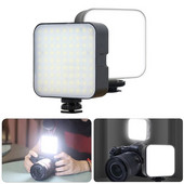 Lumină video LED 6500K Lampă de umplere pentru cameră cu 3 pantofi rece Iluminare portabilă pentru fotografie pentru telefon DJI Sony DSLR Camere