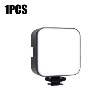 Lumină video LED 6500K Lampă de umplere pentru cameră cu 3 pantofi rece Iluminare portabilă pentru fotografie pentru telefon DJI Sony DSLR Camere