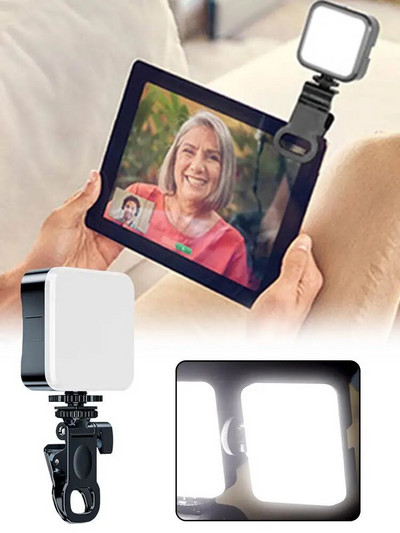Selfie Light Φωτισμός βιντεοδιάσκεψης Selfie Φορητό φως LED συμβατό για κάμερα φορητού υπολογιστή IPad κινητού τηλεφώνου