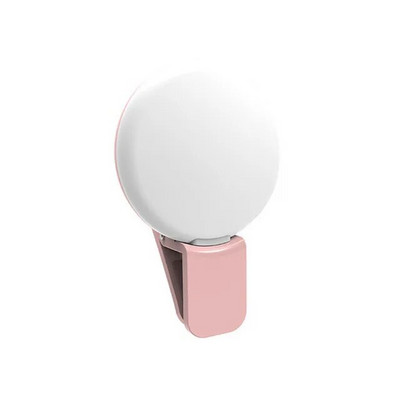 Noul telefon mobil LED Selfie Ring Light Portabil Mini Durabil Practic Trei opriri Dimming Cerc Fotografie Clip Lumină de umplere