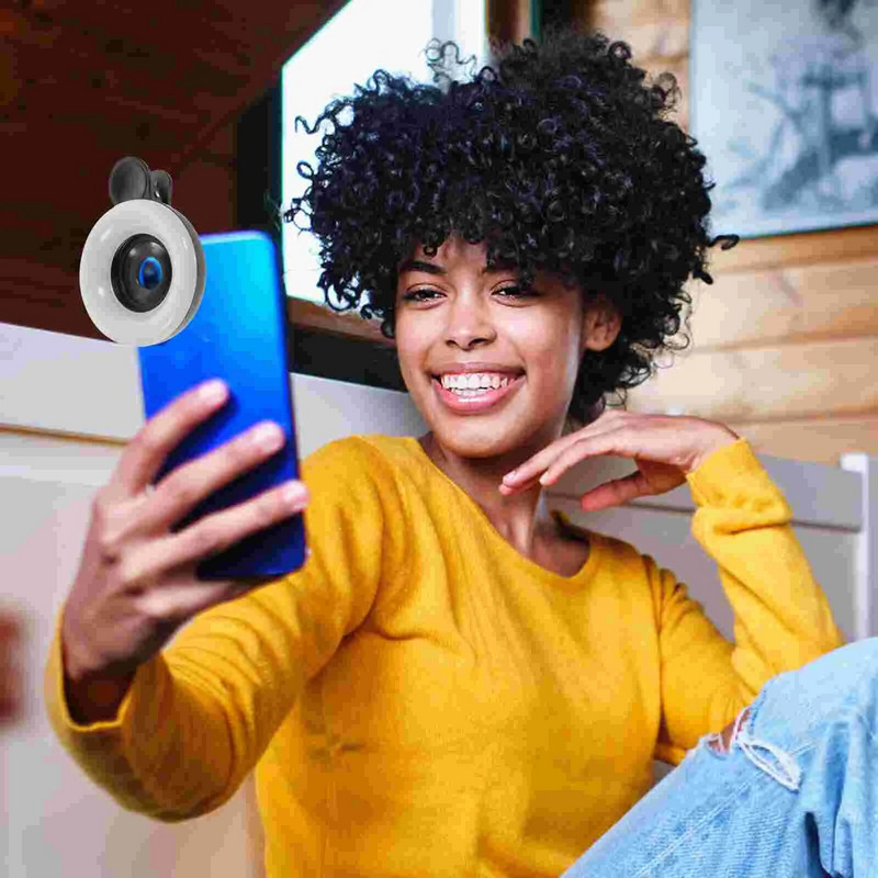 Makroobjektiiv Telefon kaamera valguslamp maniküür meik täiteobjektiivid fotograafia klamber LED sõrmus välklamp Nutitelefoni selfi