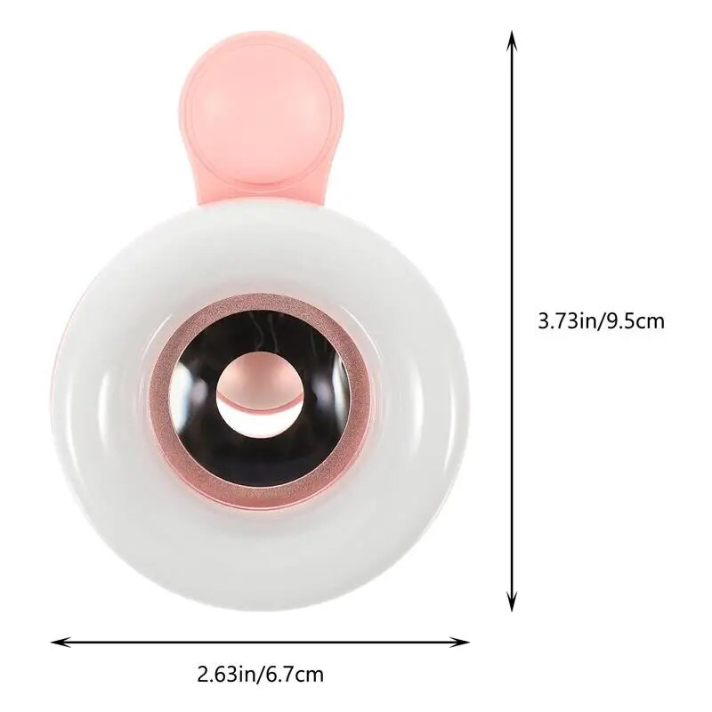 Makroobjektiiv Telefon kaamera valguslamp maniküür meik täiteobjektiivid fotograafia klamber LED sõrmus välklamp Nutitelefoni selfi