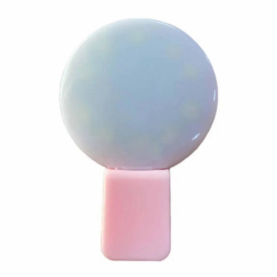 Mini asmenukių žiedo lemputė LED blykstės telefono objektyvo lemputė, USB įkraunamas gnybtas Mobiliojo telefono užpildymo lemputė moteriškų asmenukių šviestuvai Dropshipping