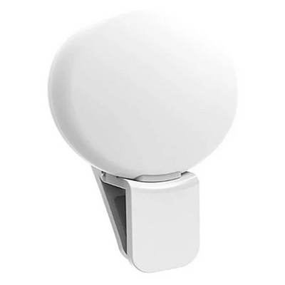 Telefon mobil portabil luminează intermitent Mini LED mic cu trei opriri Cerc pentru iluminare pentru selfie Lampă cu mărgele USB reîncărcabilă