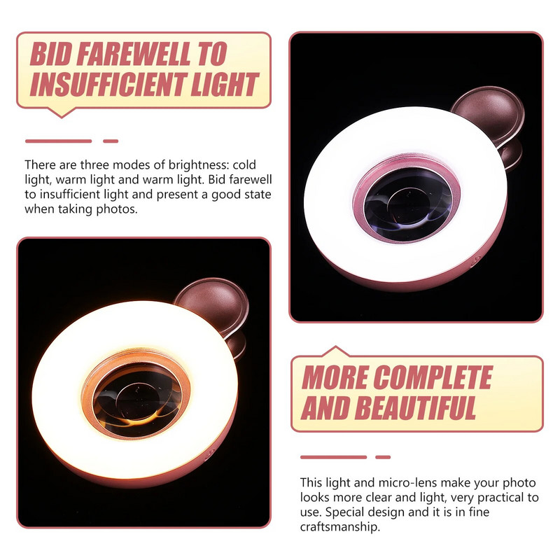 1 Fill Light kosmētikas komplekts Fill Light video apgaismojums juvelierizstrādājumu nagiem