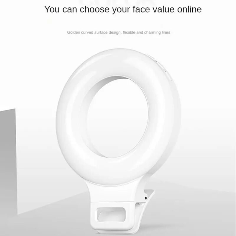 Led prijenosno foto prstenasto svjetlo Mini Live Pocket mobilni telefon Svjetlo za kameru Anchor Beauty Selfie svjetla Hladno toplo svjetlo