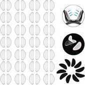10/20 buc Tampoane pentru nas pentru ochelari Tampoane pentru nas din silicon adezive Tampoane pentru nas transparente anti-alunecare pentru ochelari Ochelari Accesorii pentru ochelari