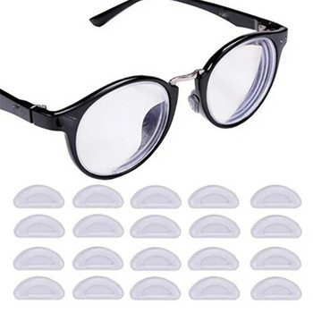 10/20 τεμ. Glasses Nose Pads Αυτοκόλλητα σιλικονούχα επιθέματα μύτης Αντιολισθητικά διαφανή επιθέματα μύτης για γυαλιά Γυαλιά γυαλιά Αξεσουάρ γυαλιών