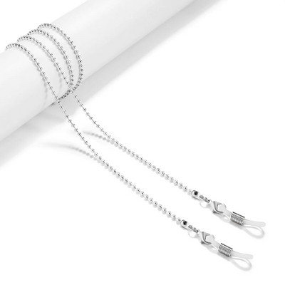 JWER Fashion Woman saulesbriļļu ķēde cilindru lodīšu ķēde pret krišanu brilles brilles auklas kaklarota masku ķēde sievietēm dāvanas