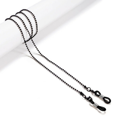 JWER Fashion Woman saulesbriļļu ķēde cilindru lodīšu ķēde pret krišanu brilles brilles auklas kaklarota masku ķēde sievietēm dāvanas