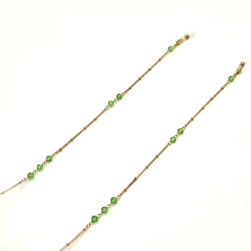 Lanac za naočale Držač naočala Šarene kristalne perle Šarm Remen za držač sunčanih naočala Ženska ogrlica Narukvica Dodaci