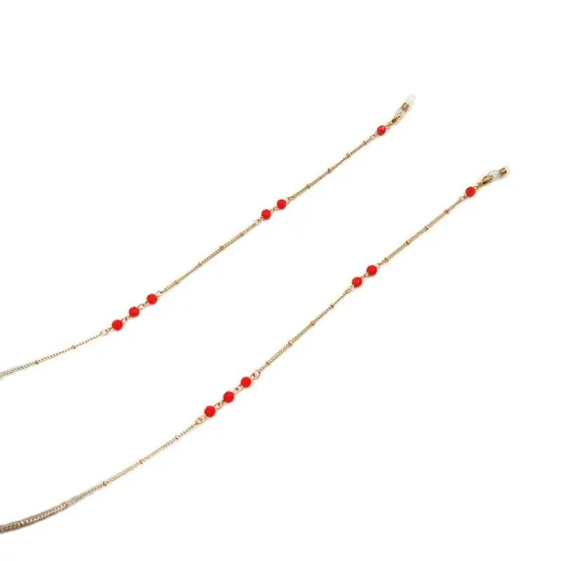 Lanac za naočale Držač naočala Šarene kristalne perle Šarm Remen za držač sunčanih naočala Ženska ogrlica Narukvica Dodaci