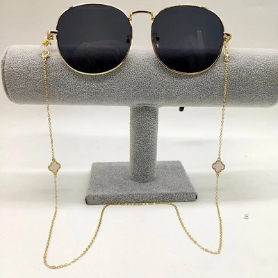 Brilles Ķēdes Pērlītes Kristāla Četru Lapu Šarms Briļļu turētājs Siksniņas Saulesbrilles Stiprinājums Sieviešu Kakla Maska Piekaramā Virve