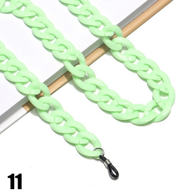 Jaunas akrila saulesbrilles ķēdes brilles ķēdes siksnas Kaklarota kuplas štropes kakla brilles turētājs aukla sejas masku ķēdes virve