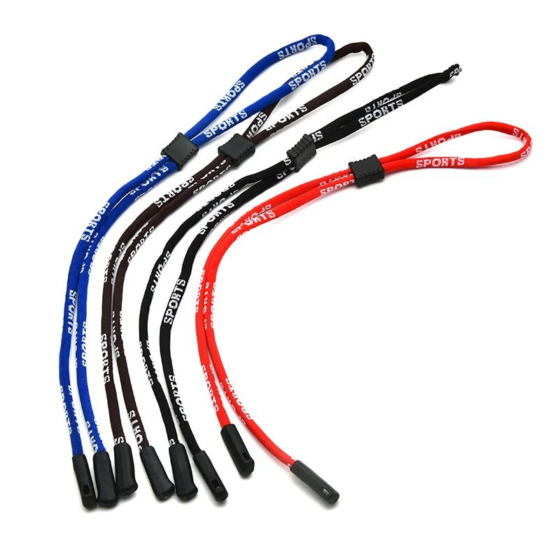 Neslīdošas brilles Brilles Virve Virve Ķēdīte Krāsaina virve Stikla turētājs Dekorēt Brilles Ķēde Sievietēm Vīrieti Unisex virves aukla