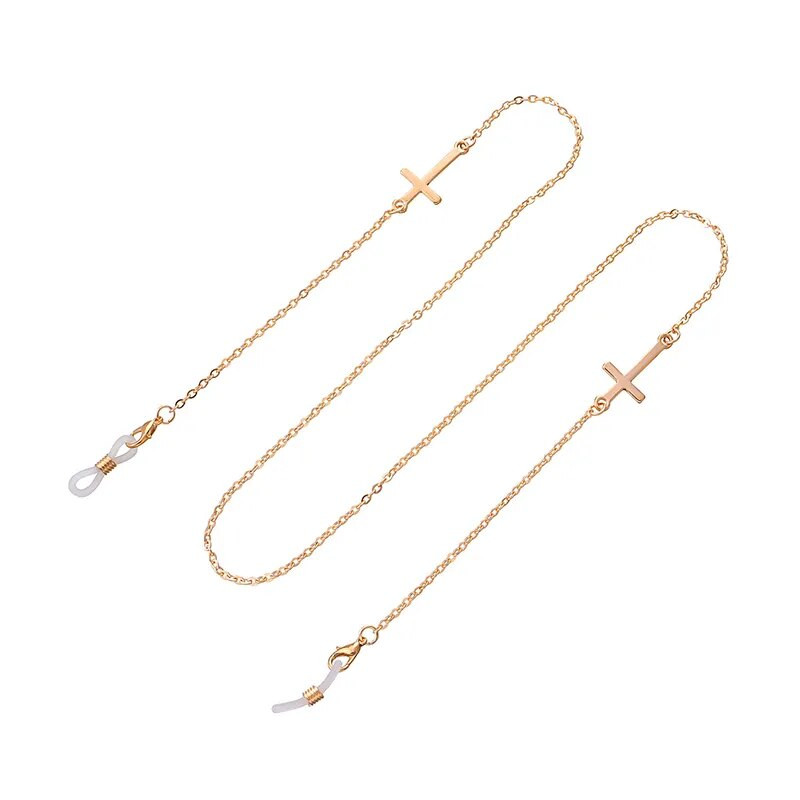 Ripats Päikeseprillid Ketid Risti Prillid Päikeseprillid Prillid Metallist Prillid Ketihoidja Juhtmepael Kaelakee Prillide Rihm