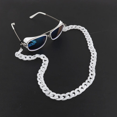 Akrylové retiazky na okuliare pre ženy, držiak na šnúrku na čítanie, retiazka na slnečné okuliare pre mužov, šnúrka na krk, retiazka na krk, popruh na lano, trend