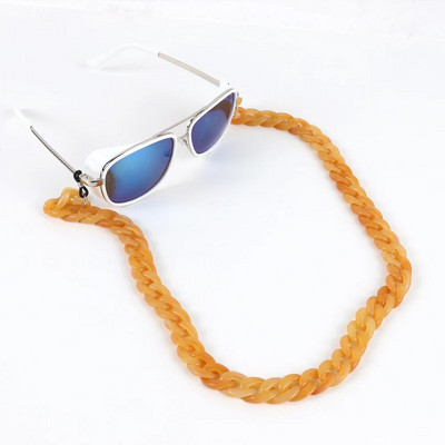 Akrylové retiazky na okuliare pre ženy, držiak na šnúrku na čítanie, retiazka na slnečné okuliare pre mužov, šnúrka na krk, retiazka na krk, popruh na lano, trend