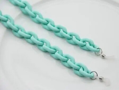 Uus mood Matte kommivärvi akrüülprillid kett päikeseprillid rihmapaelad šikid prillid naiste mehed kaelaketid hoidiku nöörid