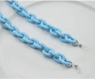 Uus mood Matte kommivärvi akrüülprillid kett päikeseprillid rihmapaelad šikid prillid naiste mehed kaelaketid hoidiku nöörid