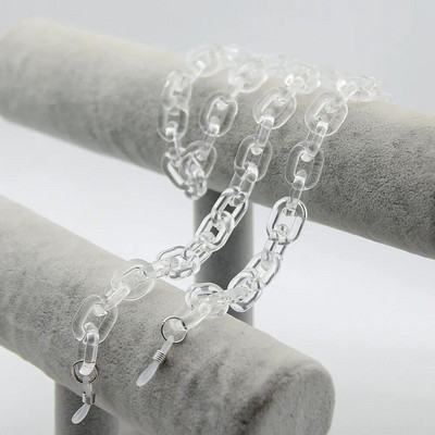 Uus mood Matte kommivärvi akrüülprillid kett päikeseprillid rihmapaelad šikid prillid naiste mehed kaelaketid hoidiku nöörid