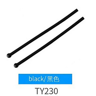 10 gabali (5 pāri) Brilles mīksts silikons Temple Tips For Metal Temple Brilles Brilles Temple Tips Vāciņš atvērtā slota stilā