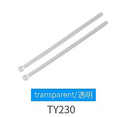 10 gabali (5 pāri) Brilles mīksts silikons Temple Tips For Metal Temple Brilles Brilles Temple Tips Vāciņš atvērtā slota stilā