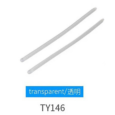 10 gabali (5 pāri) Brilles mīksts silikons Temple Tips For Metal Temple Brilles Brilles Temple Tips Vāciņš atvērtā slota stilā