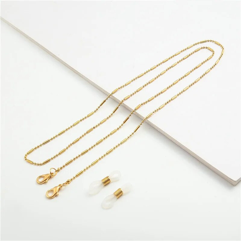 Novi modni lanac za naočale Metalna maska za lice Sunčane naočale Traka za vješanje na vrat Remen za naočale za žene Dodaci za nakit