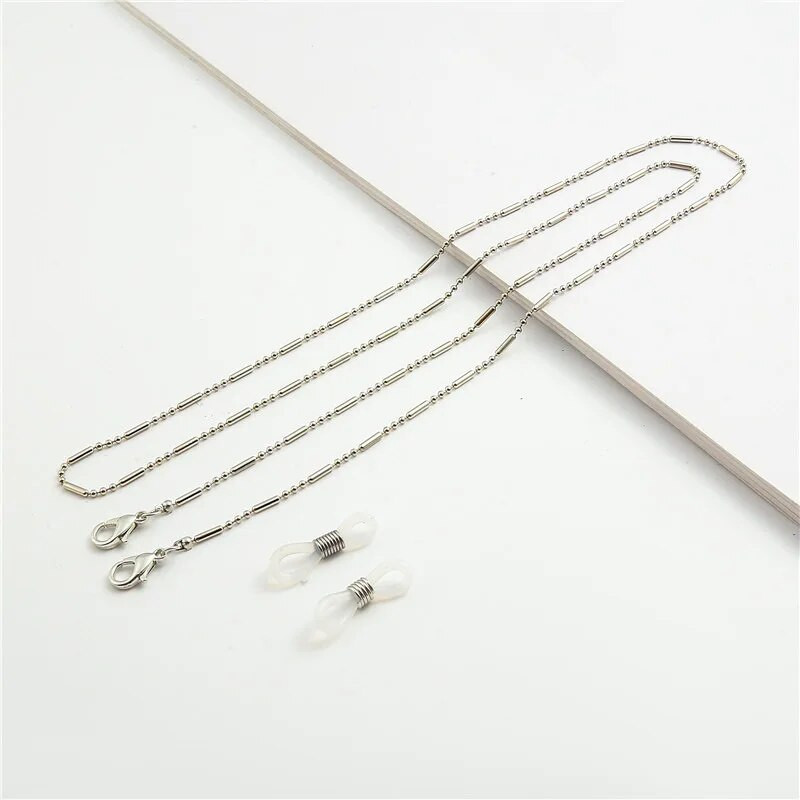 Novi modni lanac za naočale Metalna maska za lice Sunčane naočale Traka za vješanje na vrat Remen za naočale za žene Dodaci za nakit