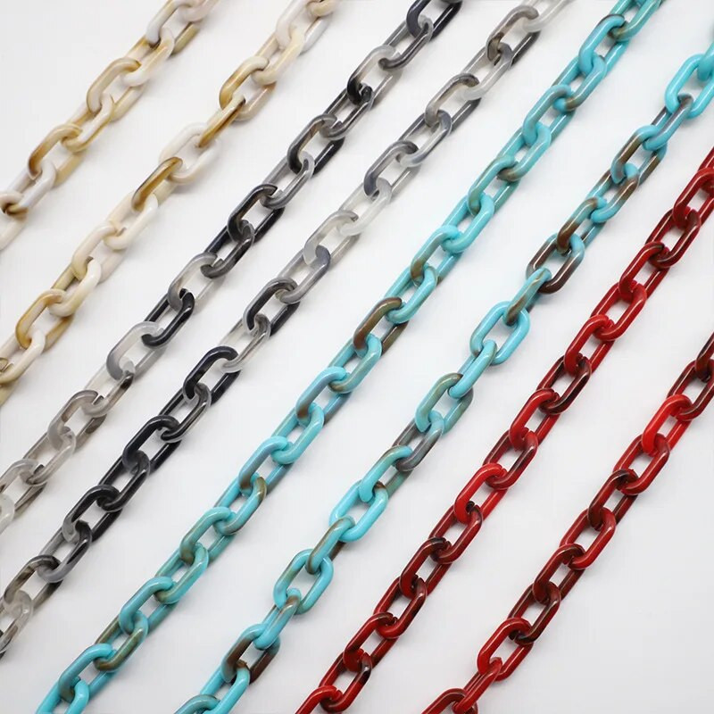 Akrila brilles ķēde vintage saulesbrilles štrope Sejas maska Divreiz lietojama neslīdoša briļļu siksnas Izturīga briļļu vads daudzkrāsains