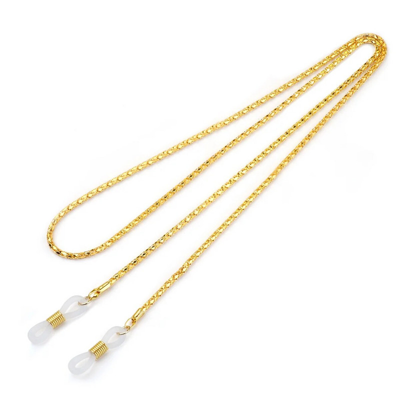 Lanac za sunčane naočale Metalna traka za naočale s kopčom Remen za naočale za žene Modni dodaci za naočale Kabel za masku objesite na vrat