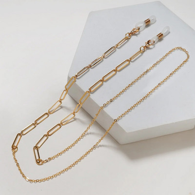 Jauna modes Bohemia Brilles Ķēdes Jauki Saulesbrilles Virves Zila Evil Eye Maska Vads Zelta Krāsa Metāla Briļļu Siksnas Rotaslietas