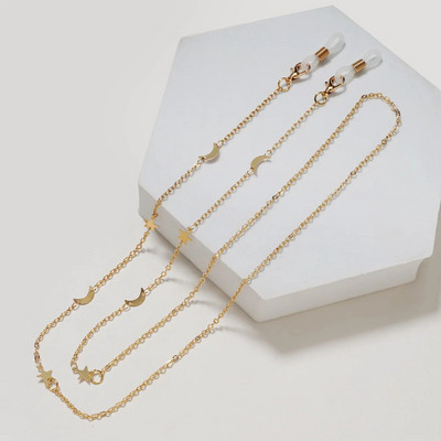 Jauna modes Bohemia Brilles Ķēdes Jauki Saulesbrilles Virves Zila Evil Eye Maska Vads Zelta Krāsa Metāla Briļļu Siksnas Rotaslietas