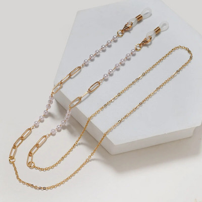 Jauna modes Bohemia Brilles Ķēdes Jauki Saulesbrilles Virves Zila Evil Eye Maska Vads Zelta Krāsa Metāla Briļļu Siksnas Rotaslietas